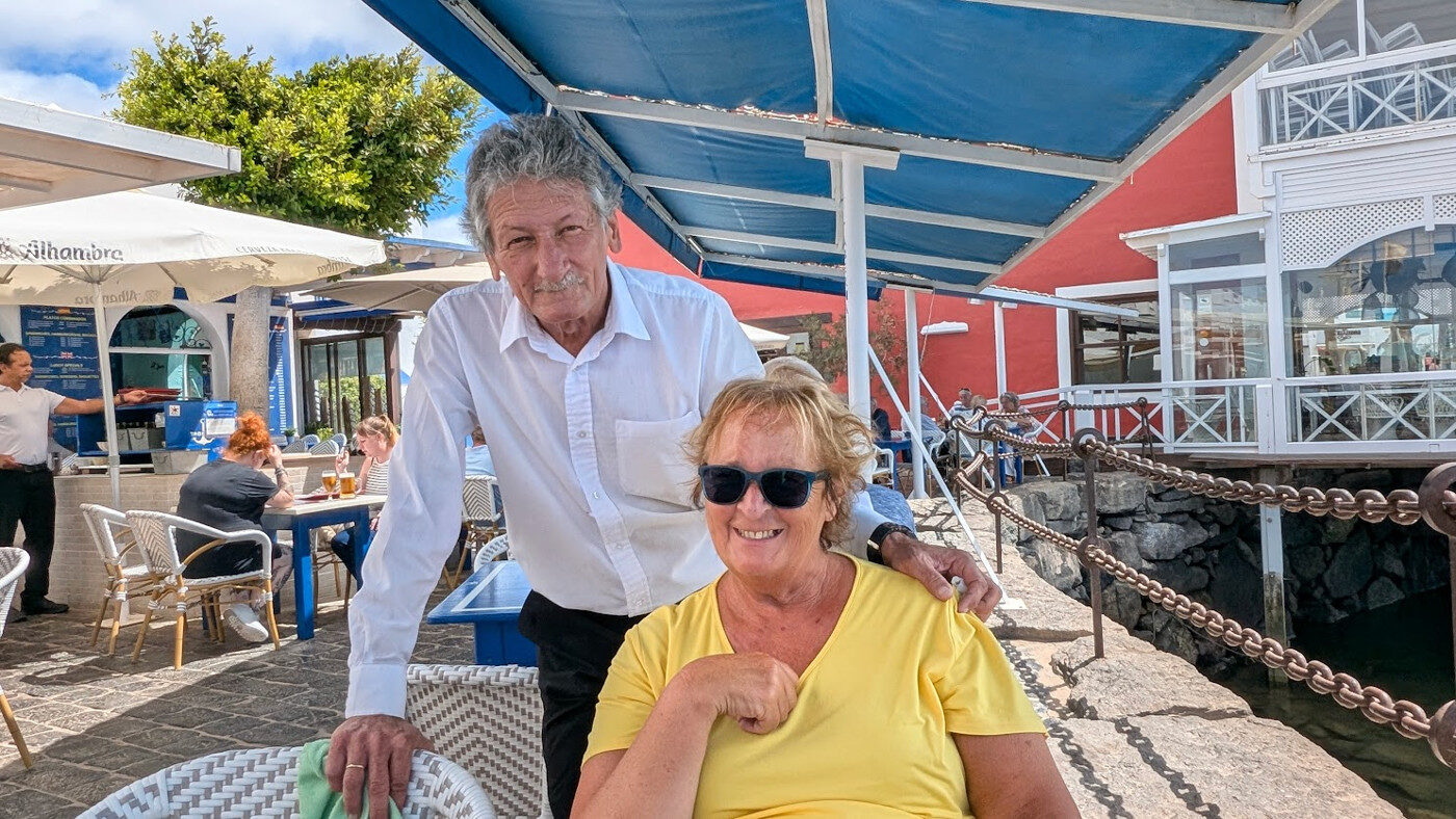 James Last working in Lanzarote.