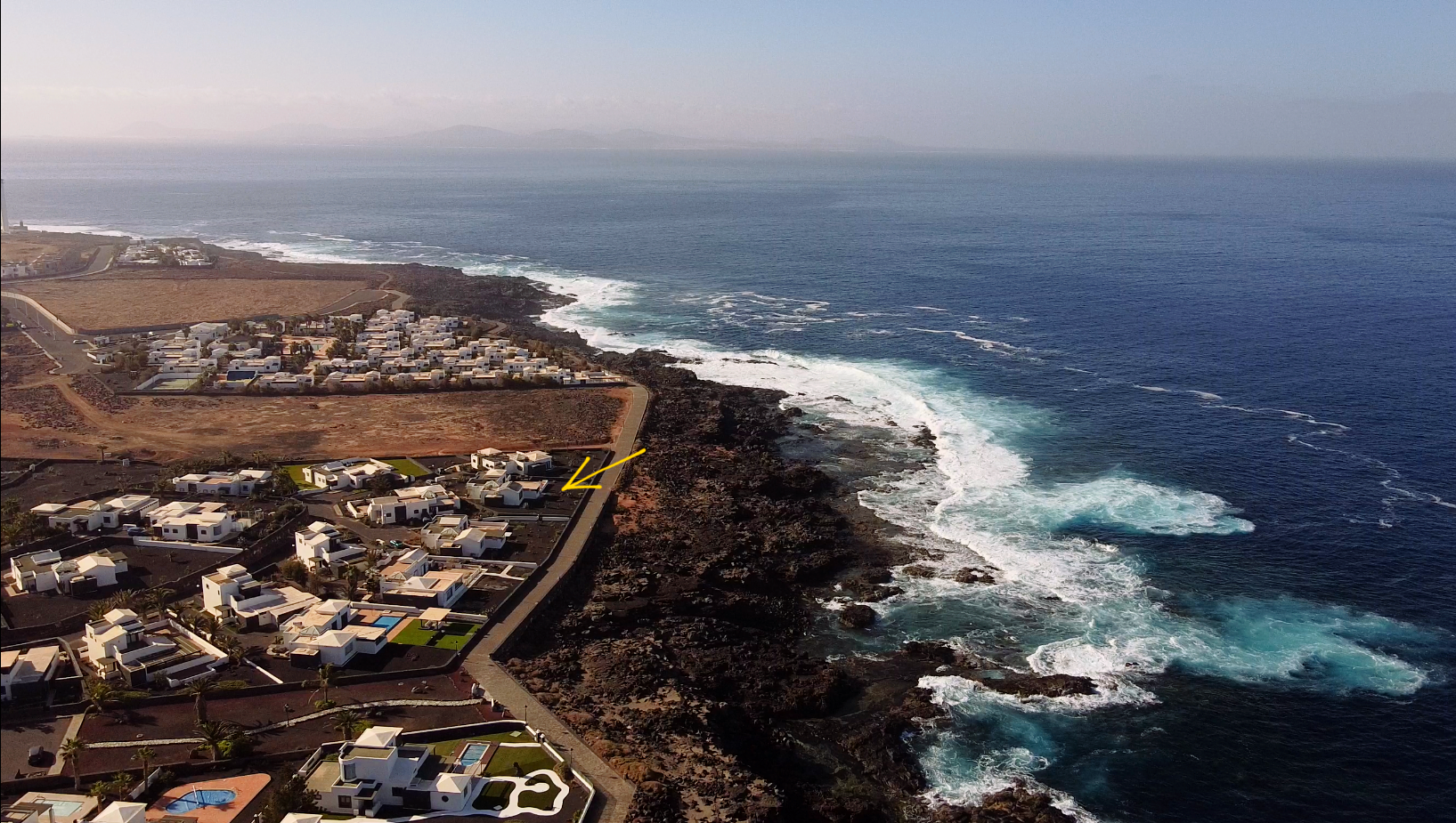 Drone shot of Faro Park